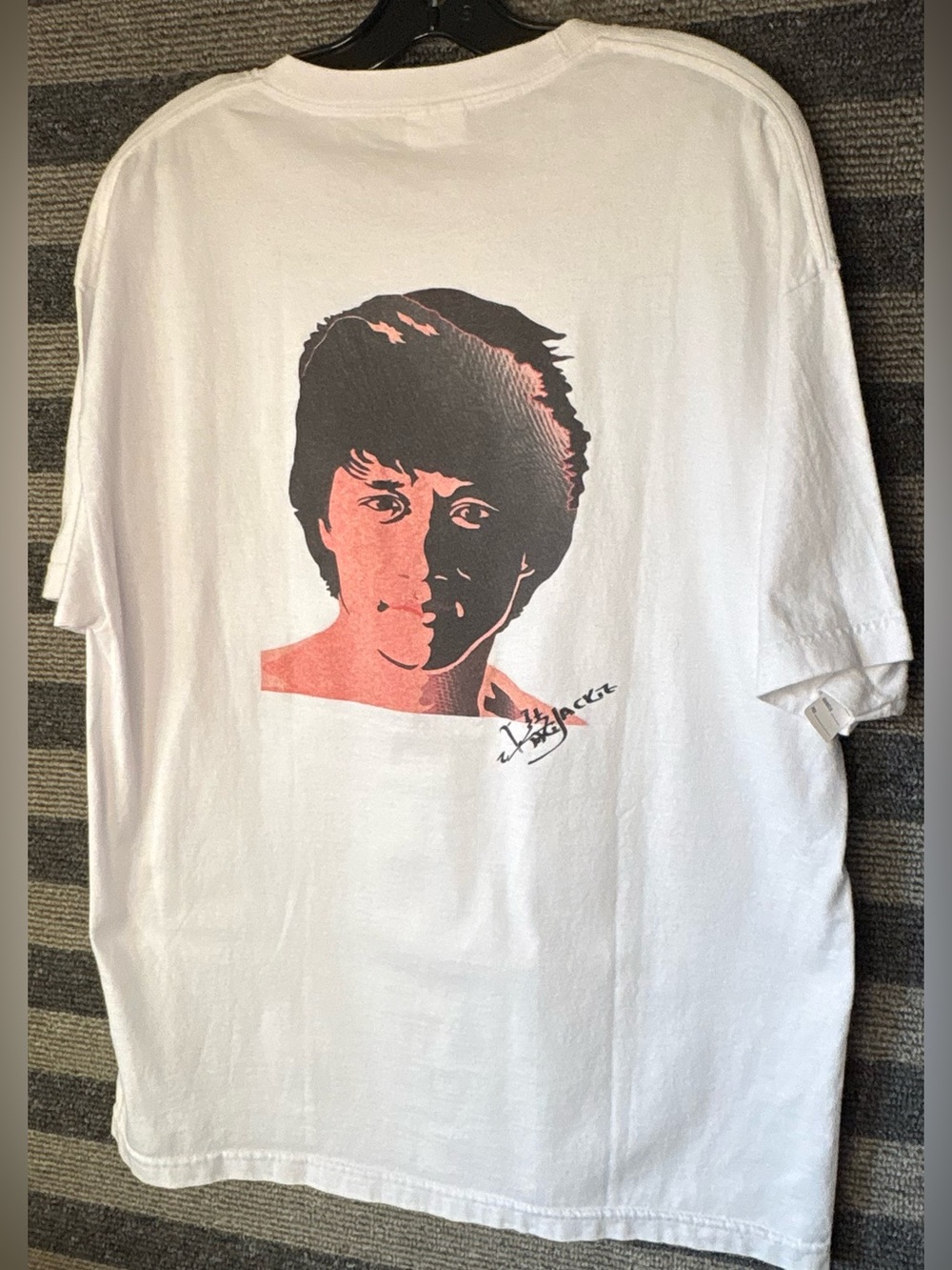 Vintage 2001 Jackie Chan in Toronto White T-Shirt Men’s XL EUC